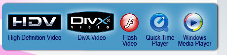 1 streaming and 4 downloadable videoformat
